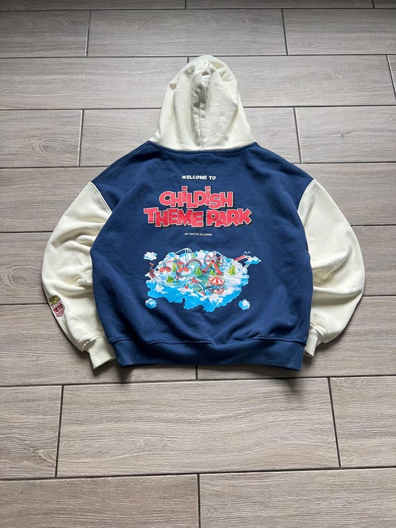 Childish Hoodie Boxy Fit TGF Skate Gang Park Logo Y2K