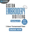 Custom Embroidery Digitizing – Convert Logo or Image into DST, Pes, Jef, Exp, Vp3 Files product logo