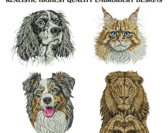 Custom Pet Embroidery File – Realistic Digitizing for Dogs and Cats
