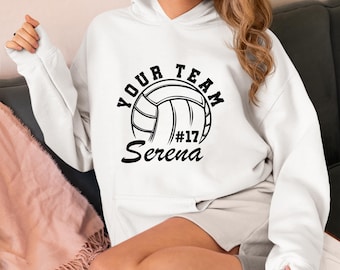 SVG PNG personalizado para equipo de voleibol, nombre y número personalizados, imágenes prediseñadas de voleibol para imprimir, SVG para mamá de voleibol, día de partido de voleibol, archivo digital