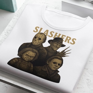Slashers PNG, Retro Halloween png, Horror Movie png, Horror Halloween Sublimation, Scary Movie png, Horror png, Halloween Graphic Trendy png