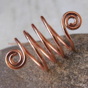 Copper splint Ring ,Copper Energy Spiral Ring – Handcrafted for Meditation & Energy Healing ,Arthritis Finger Splint Ring