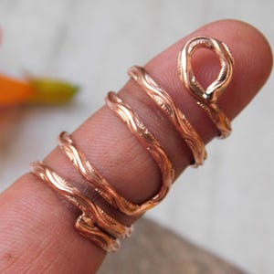 Solid Copper Arthritis finger splint rings ,Splint Knuckle Ring -Trigger Finger Ring, Arthritis Ring, Mallet Finger Ring ,Multi Wrapped Ring