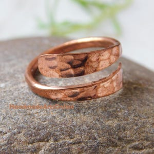 Copper ring, Copper Wrap ring, ,Toe Copper Ring ,Arthritis Copper Ring for women ,Men Women Ring ,Simple Dainty Ring ,Open stackable ring