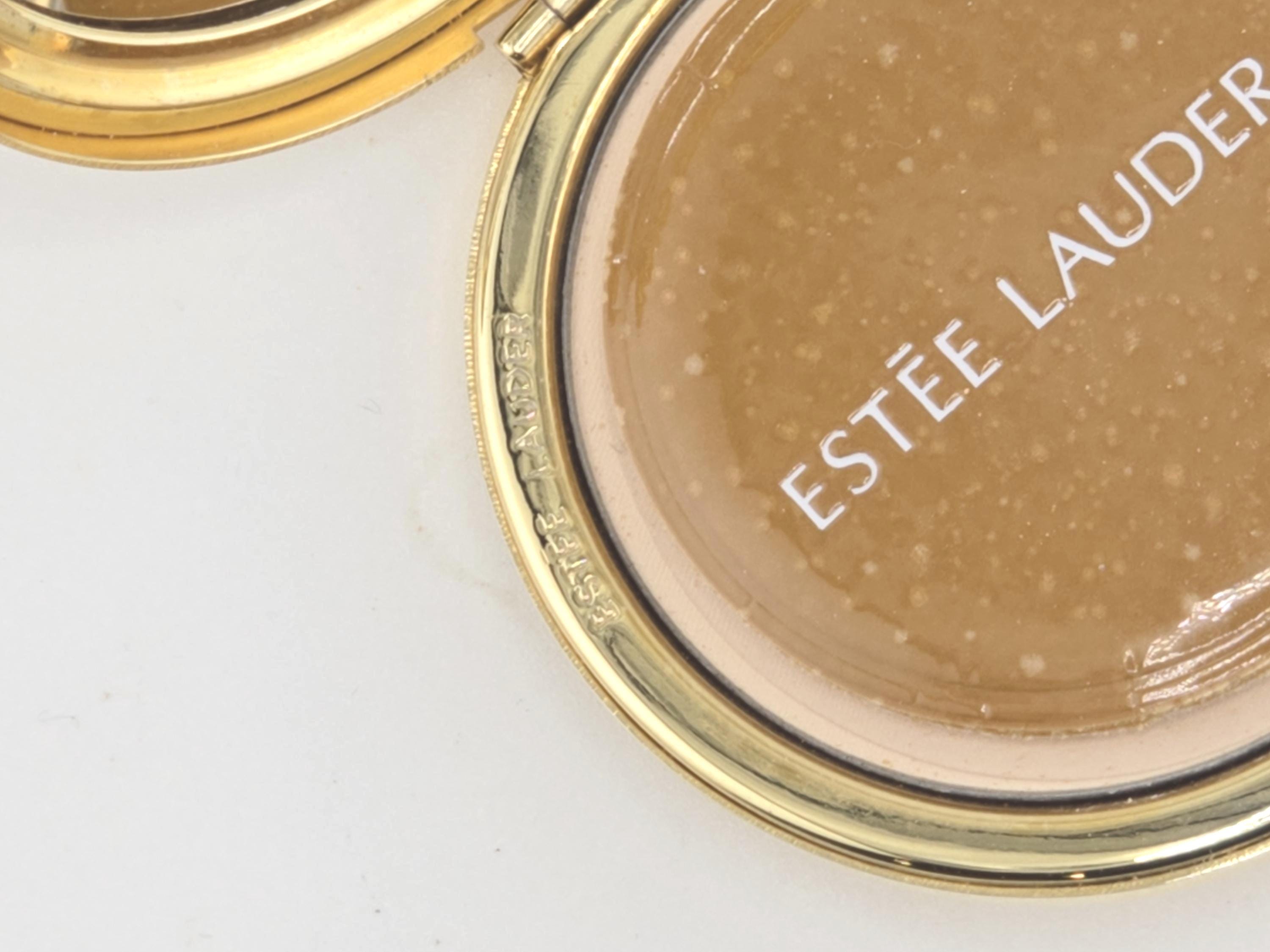 ヴィンテージ エスティ ローダー パウダー コンパクト2004 ヌーボー シック Vintage Estee Lauder Solid Perfume Powder Compact 
