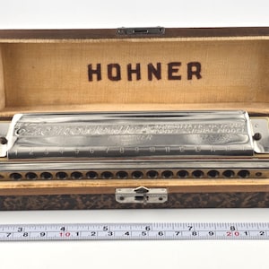 Hohner The 64 Chromonica 4 octaves PROFESSIONAL MODEL "C" harmonica w/case