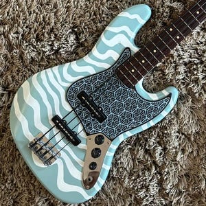 Jazz Bass Pickguard with Pattern (multiple variations)