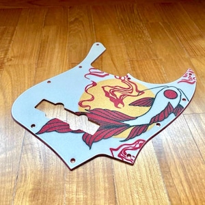 Koi fish Fender Jazz Bass Pickguard