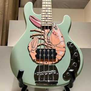 Stingray Bass Lobster Pickguard (Glow in the dark) | Luminous Custom Design
