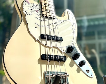 Cat Jazz Bass Pickguard Version 2