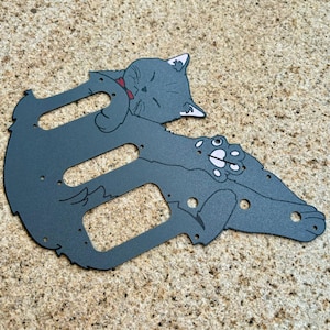 Stratocaster Cat Pickguard, Fender Stratocatster - Etsy