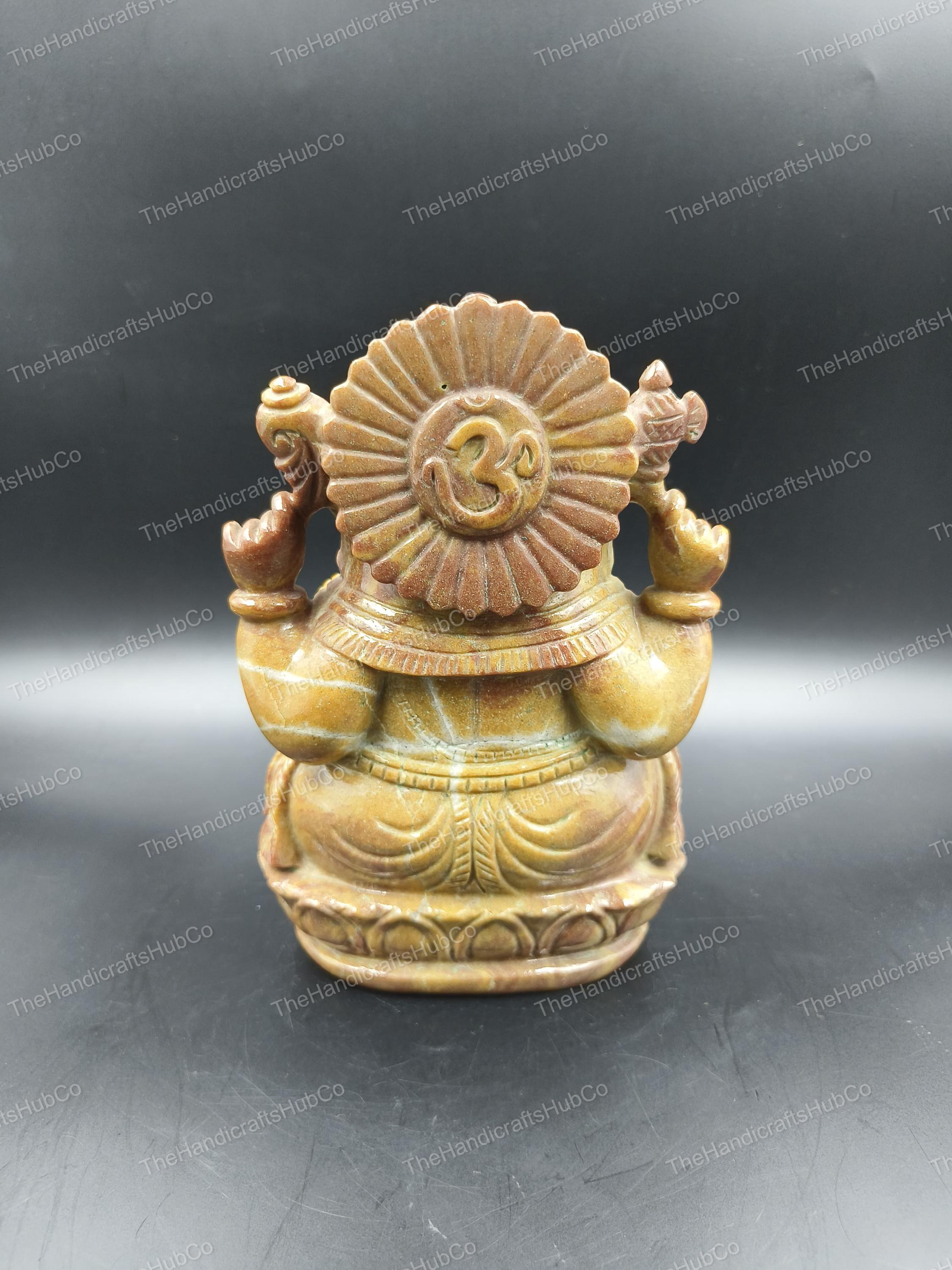 手彫りの石造りガネーシャ像（7.5インチ）｜ヒンドゥー教の装飾 - Etsy