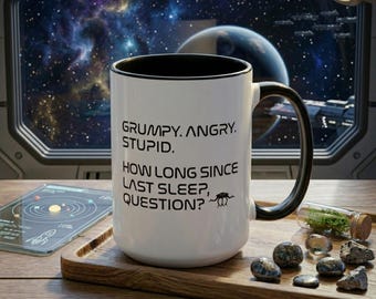 Project Hail Mary Rocky Mug, Grumpy Angry Stupid Sci-Fi Book Lover Gift