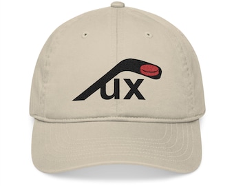 Embroidered Organic Cotton Baseball Cap by Pux