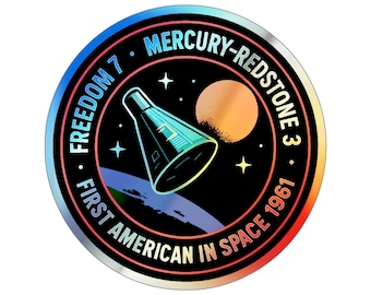 Freedom 7 Holographic Patch | Alan Shepard NASA Mission