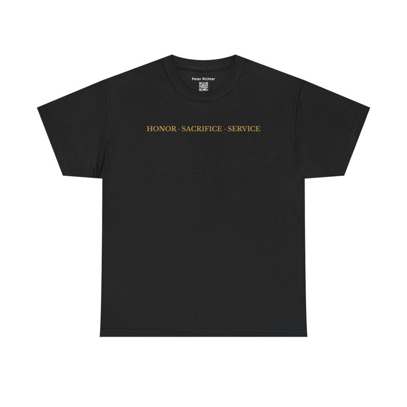 Military Tribute T-Shirt • Honor Sacrifice Service, Veteran Gift image 6