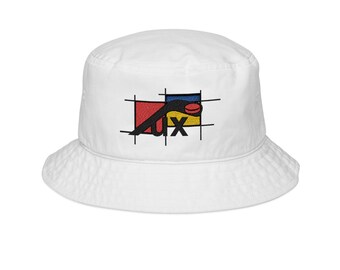 Embroidered Bucket Hat by Pux