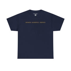 Military Tribute T-Shirt • Honor Sacrifice Service, Veteran Gift image 10