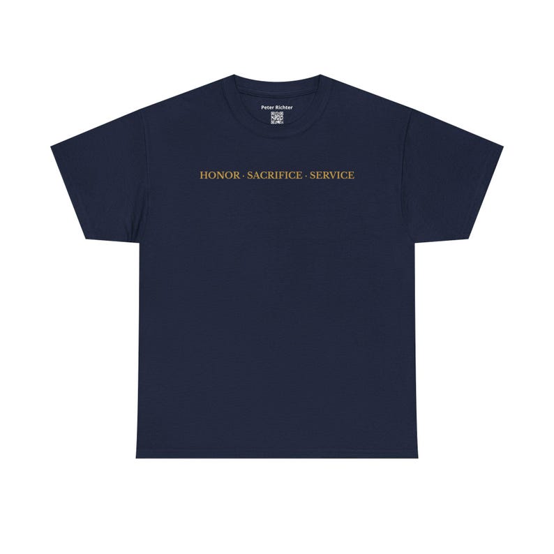 Military Tribute T-Shirt • Honor Sacrifice Service, Veteran Gift image 10