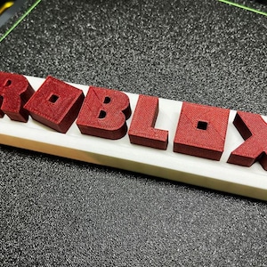 カスタムRoblox 3Dプリントネームサイン - 子供部屋やゲーム環境に最適なパーソナライズされたゲーマータグデコレーション