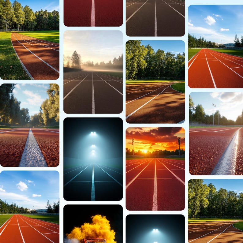 Runner Track and Field Background, Running Stadium Backdrops, Track ...