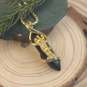 Saint Sebastian Necklace: 925 Sterling Silver & Gold Plated Medal Pendant