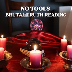 Brutal Truth Psychic Reading, No Tools Straightforward Insight, Honest Love Career Life Guidance, Real Unfiltered Tarot Style Reading