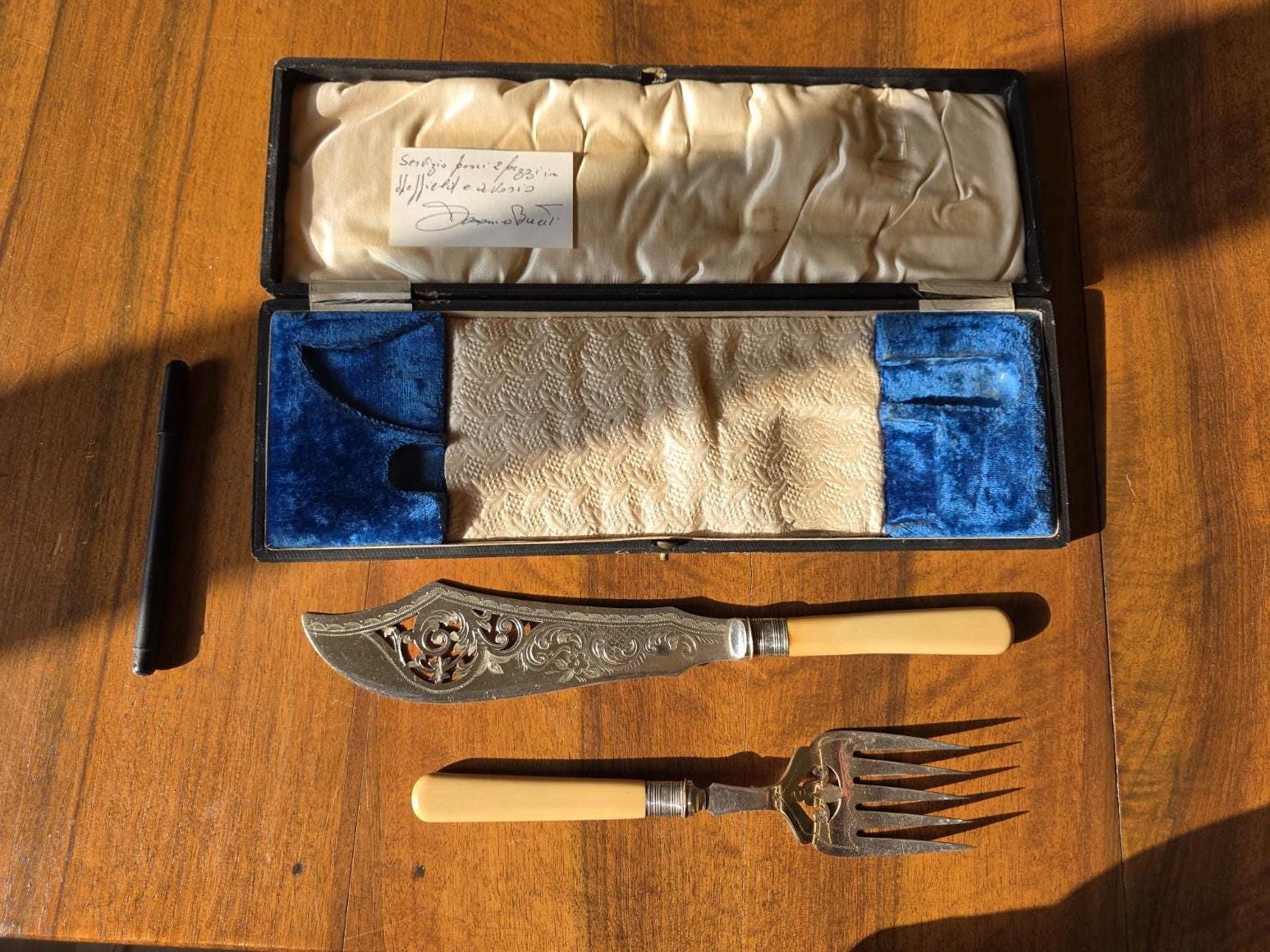 Sheffield ivory handle knives - Etsy 日本