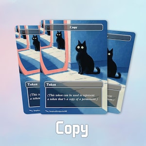 Gatto carino - Copia token Proxy (3 carte) Carte, Carta con grafica completa