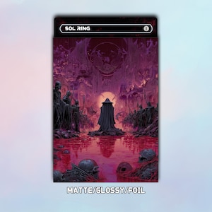 MTG Card Sleeves,Blood Cathedral Card Sleeves,MTG Accessories,Gift for Game Enthusiasts,Top Quality Magic Sleeves,MTG Gamer Gift