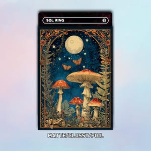 MTG Card Sleeves,Forest at night Card Sleeves,MTG Accessories,Gift for Game Enthusiasts,Top Quality Magic Sleeve,MTG Gamer Gift