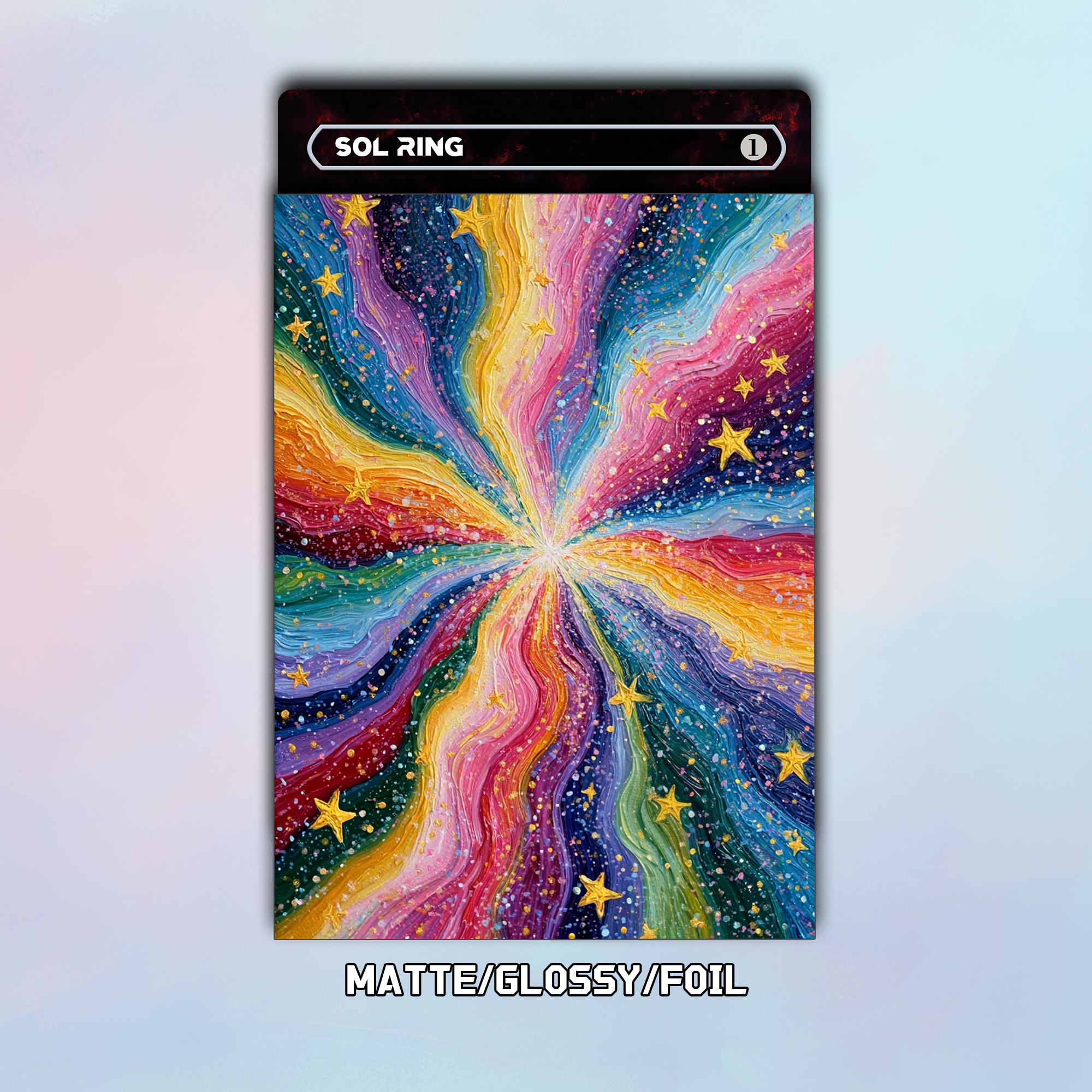 rainbow card sleeves Holographic - Heart (57X89 fit) Pokmon Rainbow Card Sleeves Mtg -