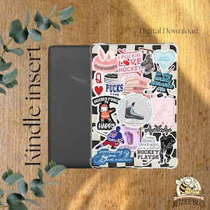 Hocky Romance Aufkleber Kindle Insert für Clear Case, Kindle Einsatz, druckbare Kindle-Einlage, Paperwhite 11th Gen, Paperwhite 12th Gen, Basic