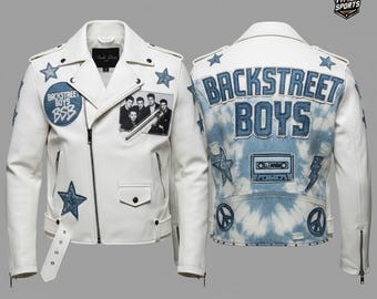 backstreet boys jacket leather jacket backstreet boys gift |Backstreet Boys Leather Jacket | Perfect Gift for Fans | Christmas gift