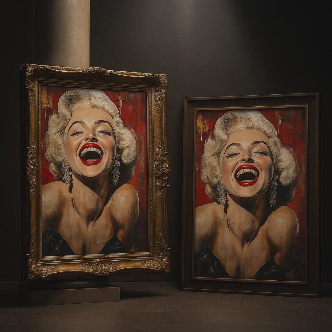 Marilyn Monroe Canvas Wall Art | Vintage Hollywood Portrait Print ...