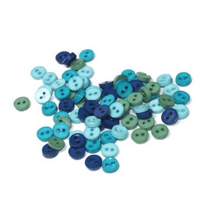 6mm  Mini Plastic Buttons /Two Holes Buttons/Sewing Supplies/DIY Craft supplies/Novelty Buttons/Kids craft supplies/Doll Making/Scrapbook
