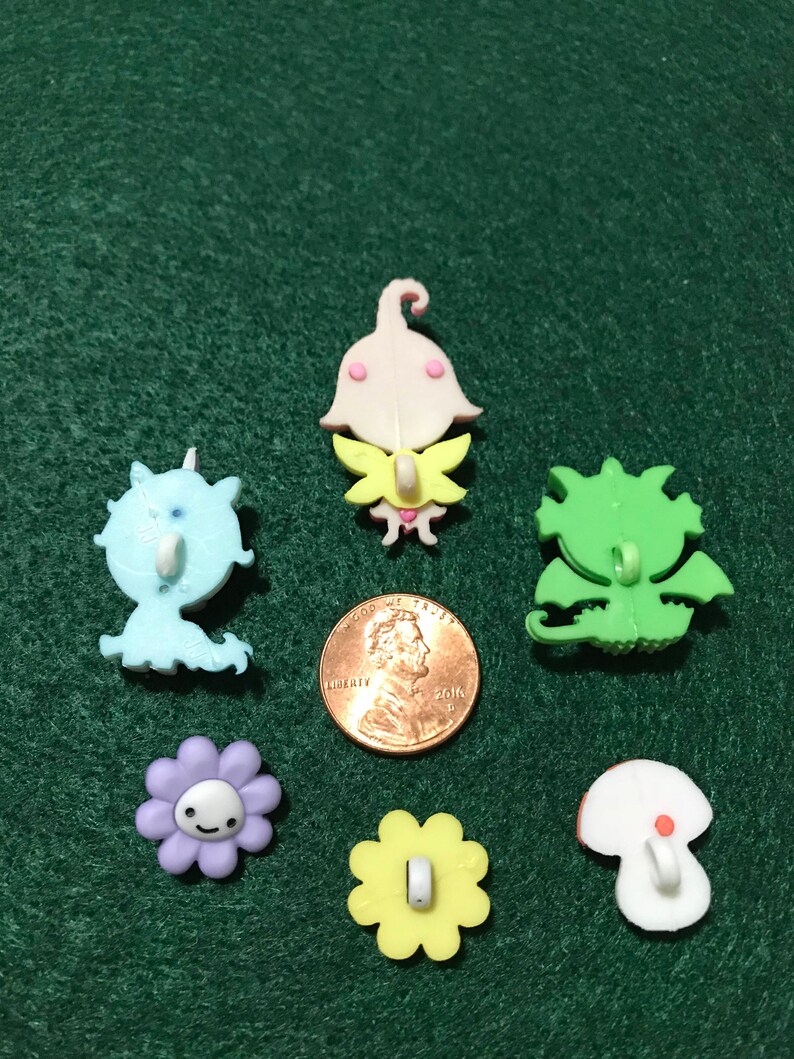 Fairy Tales Plastic Novelty Buttons/enchanted Etsy
