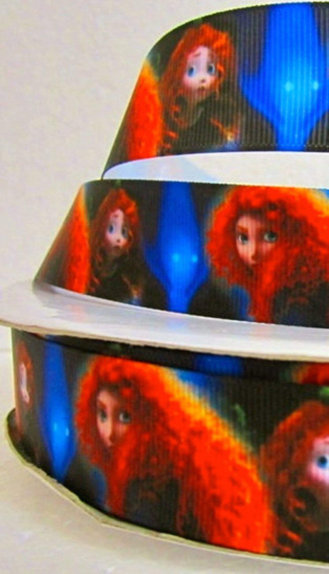 Merida Brave Cartoon Printed Grosgrain Ribbon/1
