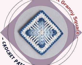 Gradient Granny Square Crochet Pattern Basic Colors Square Crochet Granny Afghan Motif Idea Basic Coaster Square