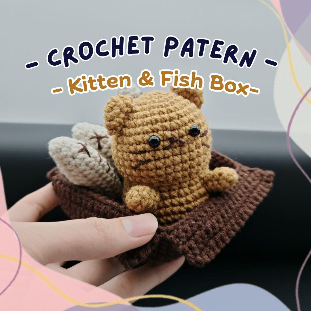 34 Kitten Crochet Patterns for Adorable Cats, Fantasy Kittens, and Quick Amigurumi Makes 29 Kitten & The Fish Box Crochet Pattern 3 In 1 Bundle