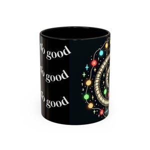 Colorful Accent Coffee Mug with Whimsical Lights, Unique Gift for Coffee Lovers, Fun Kitchen Decor, Holiday Mug, Vibrant Drinkware
