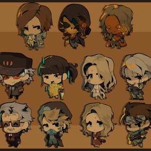 Death Stranding - 2inch Epoxy/Wooden Keychains