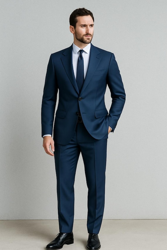 dress to match navy blue suit How to Wear a Navy Suit