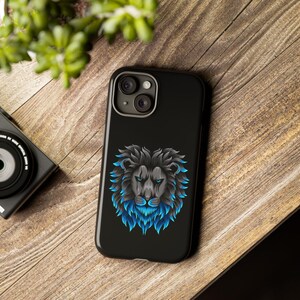Lion Phone Case | Bold Tough Cover for iPhone, Samsung & Pixel | Fierce Animal Design | Unique Gift for Him | Rugged, Stylish Tech Accessory