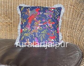 Hand Block Print Cotton Pillow Cover: Custom Home Decor