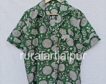 Hand Block Print Cotton Bridesmaid Pajama Set