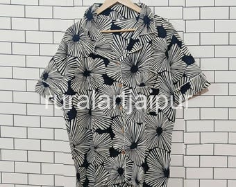 Block Printed Cotton Pajama Set: Indian Nightwear