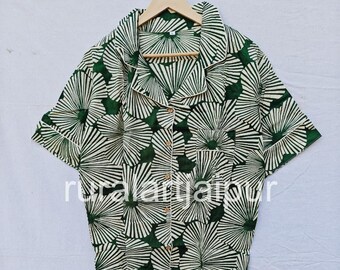 Block Printed Cotton Pajama Set: Indian Nightwear