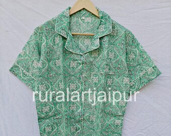 Cotton Pajama Set, Bridesmaid Matching Sleepwear, Bachelorette Party