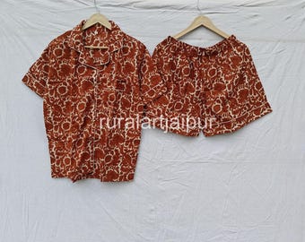 100% Cotton Short Pajama Set: Bridesmaid Loungewear